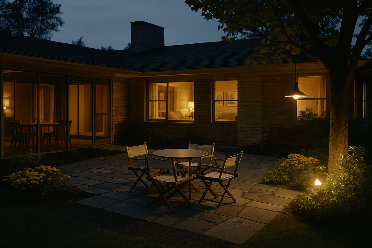Suburban Gardens, Evening Glamour, and the Midcentury Ideal of Home in 1957 America