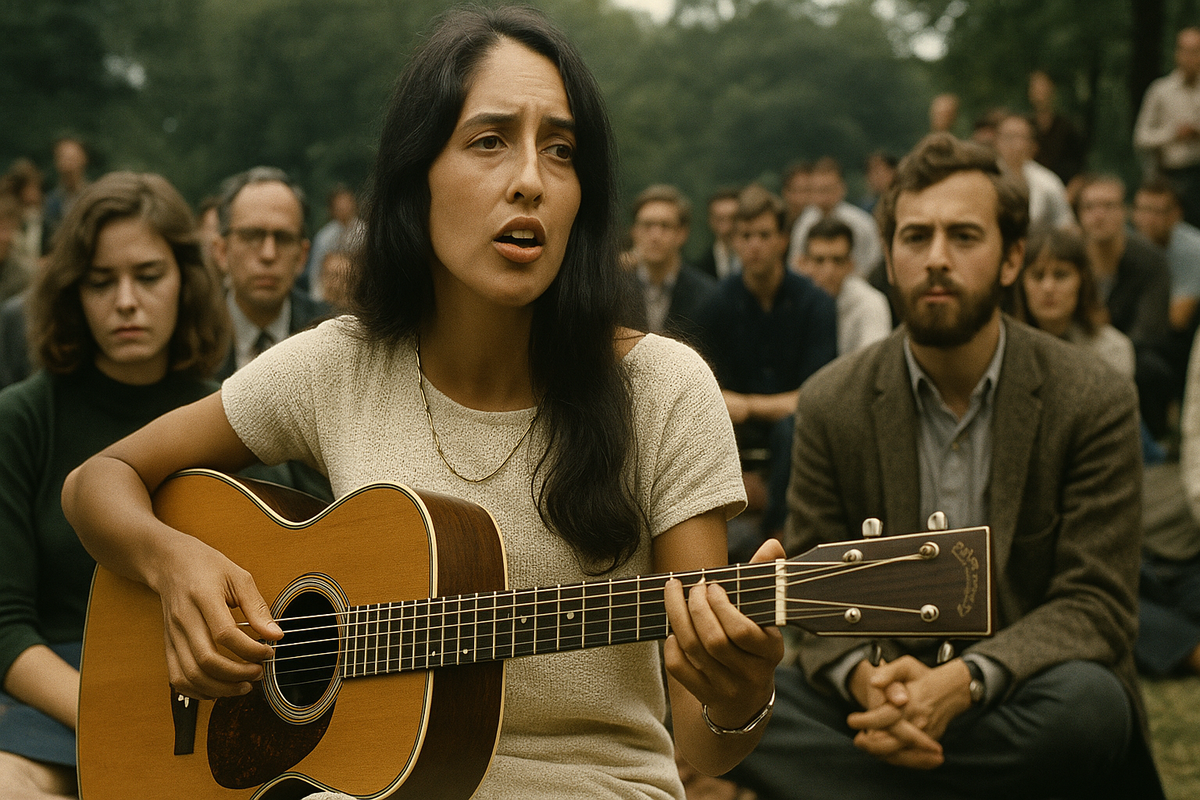 Joan Baez, Folk Music, and the Voice of a New Generation in the Early 1960s