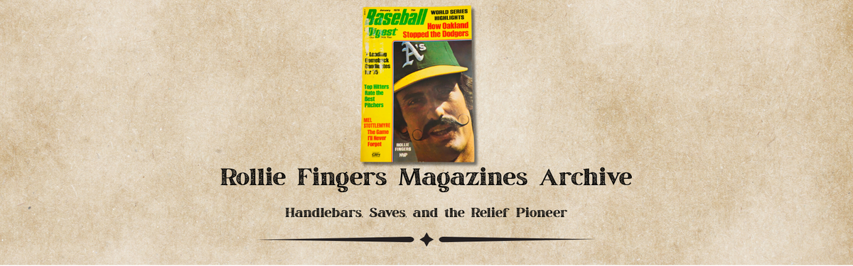 Rollie Fingers Magazines