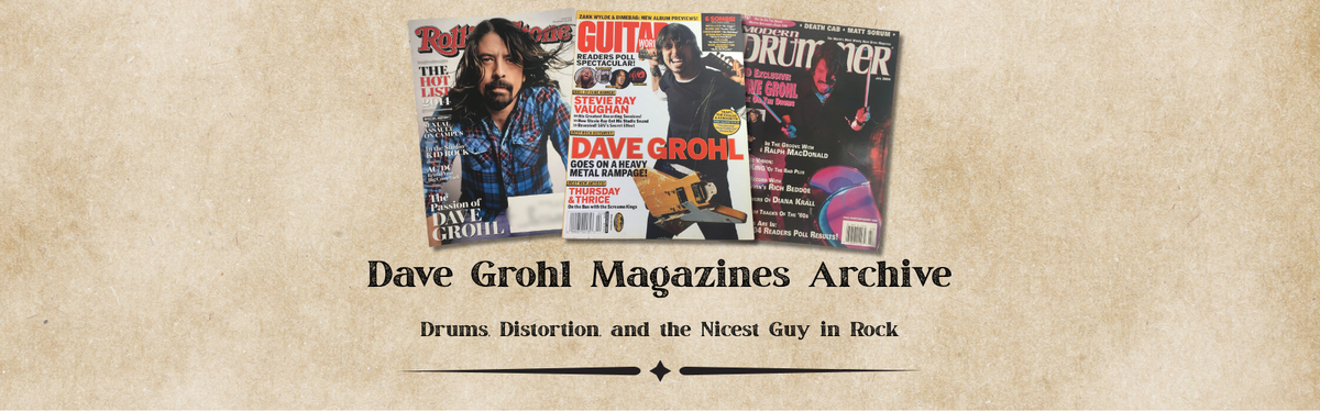 Dave Grohl Magazines