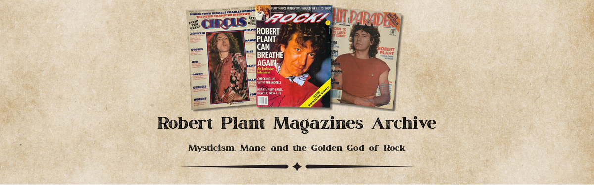 Robert Plant Magazines