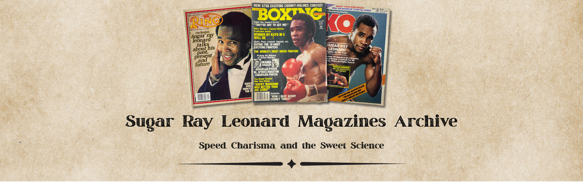 Sugar Ray Leonard Magazines