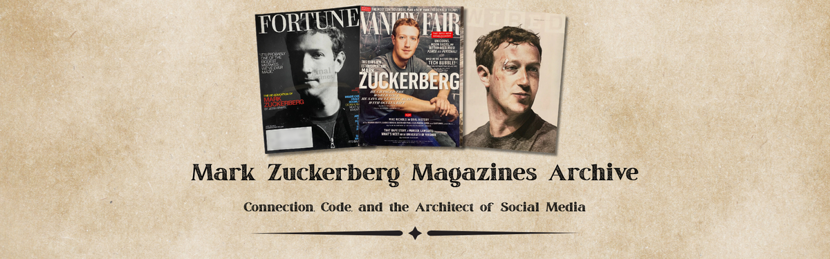 Mark Zuckerberg Magazines