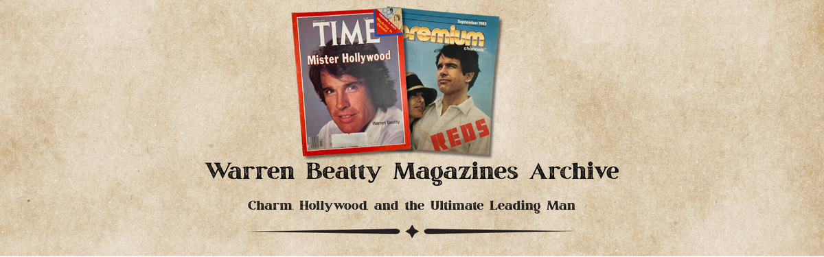 Warren Beatty Magazines
