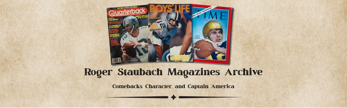Roger Staubach Magazines