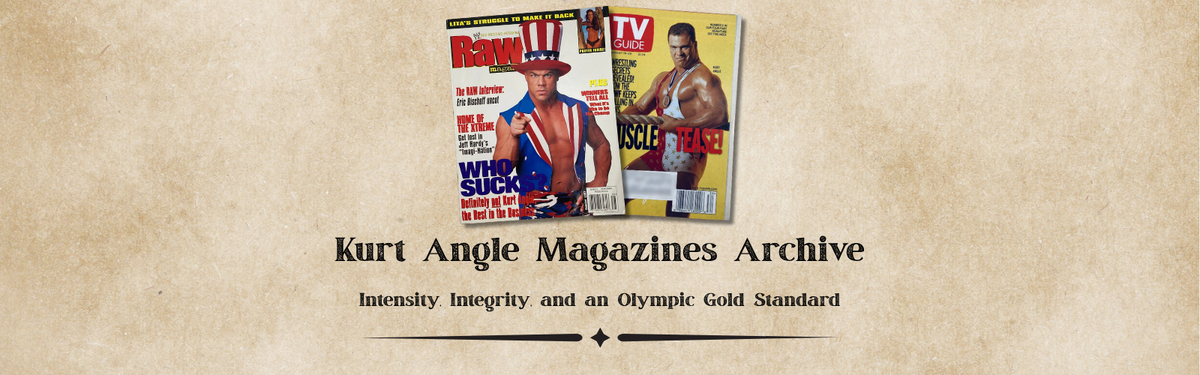 Kurt Angle Magazines