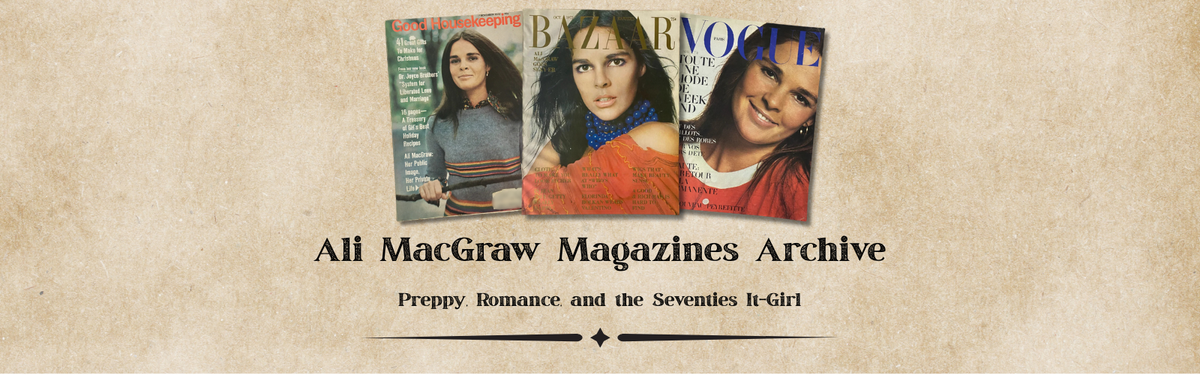 Ali MacGraw Magazines