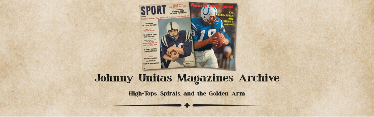 Johnny Unitas Magazines