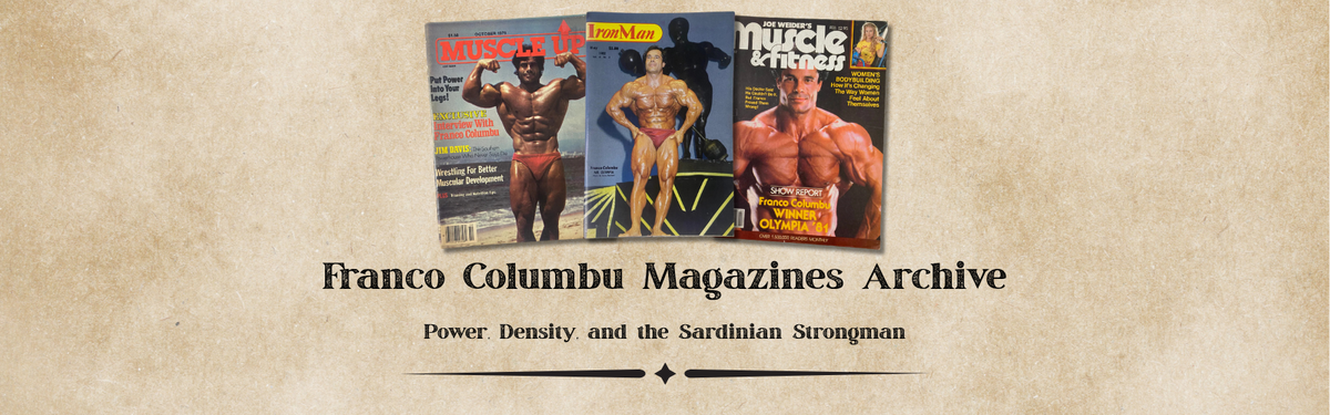 Franco Columbu Magazines
