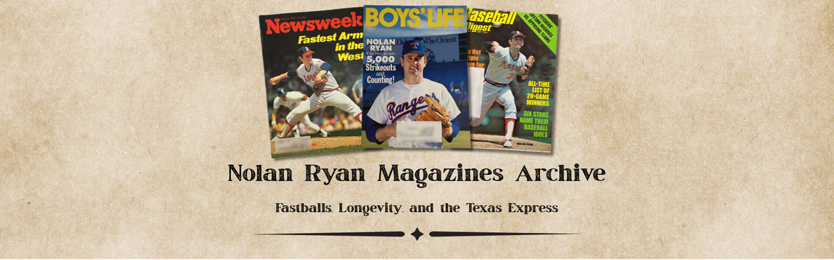 Nolan Ryan Magazines
