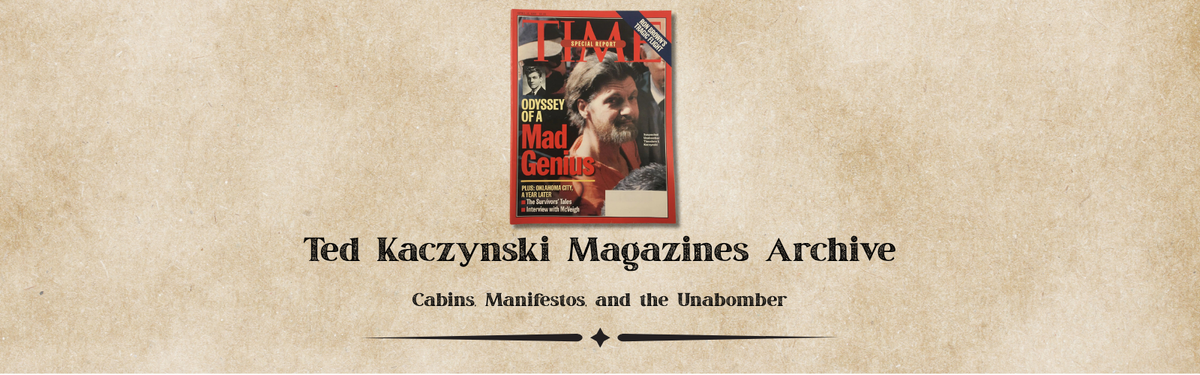 Ted Kaczynski Magazines
