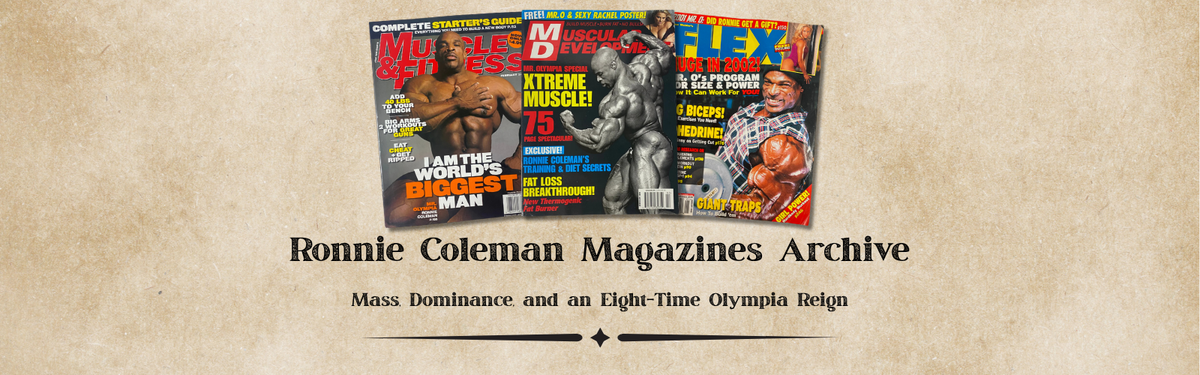 Ronnie Coleman Magazines
