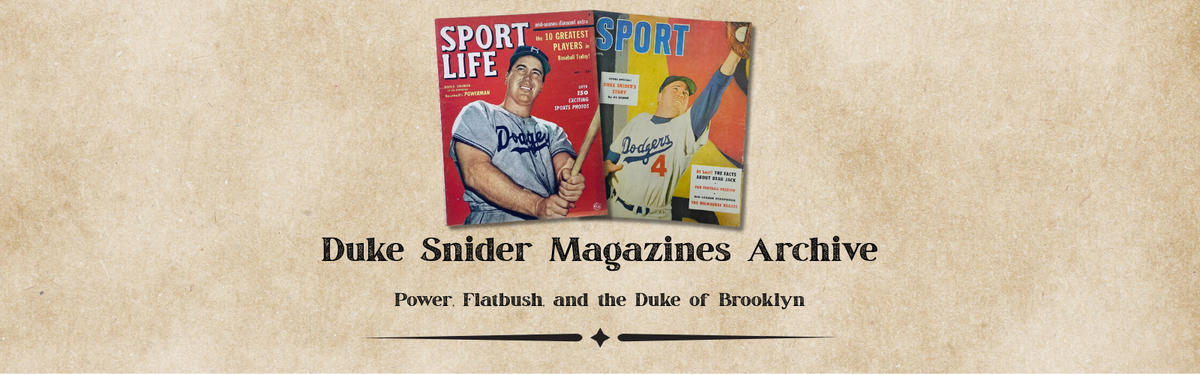 Duke Snider Magazines
