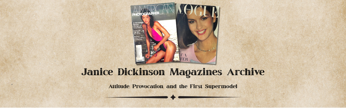 Janice Dickinson Magazines