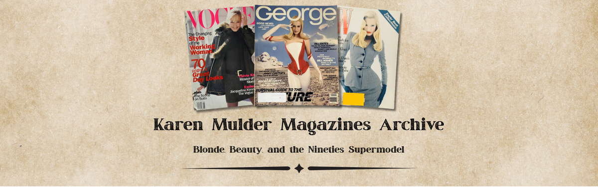 Karen Mulder Magazines