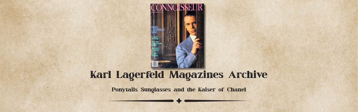 Karl Lagerfeld Magazines