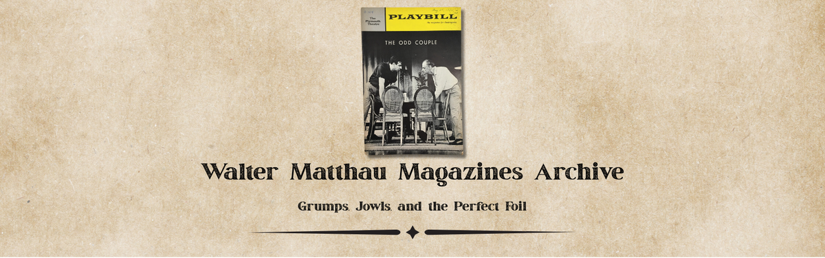 Walter Matthau Magazines