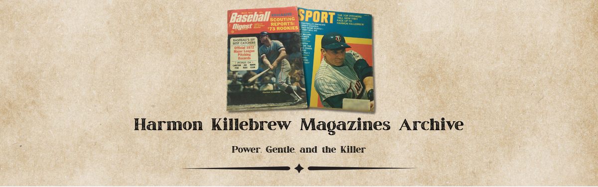 Harmon Killebrew Magazines