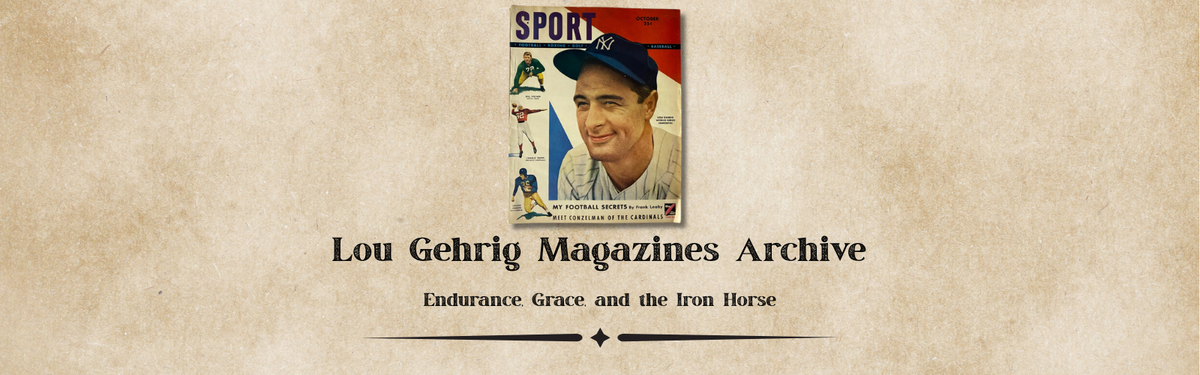 Lou Gehrig Magazines