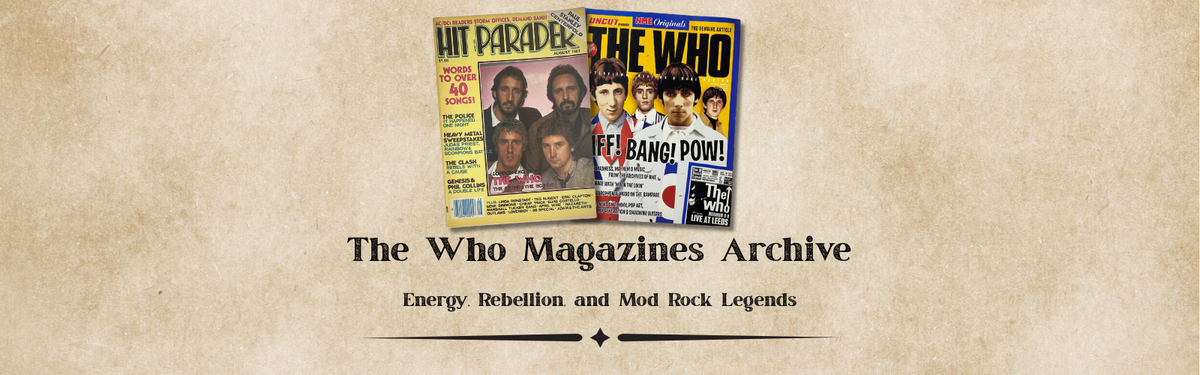 The Who Magazines