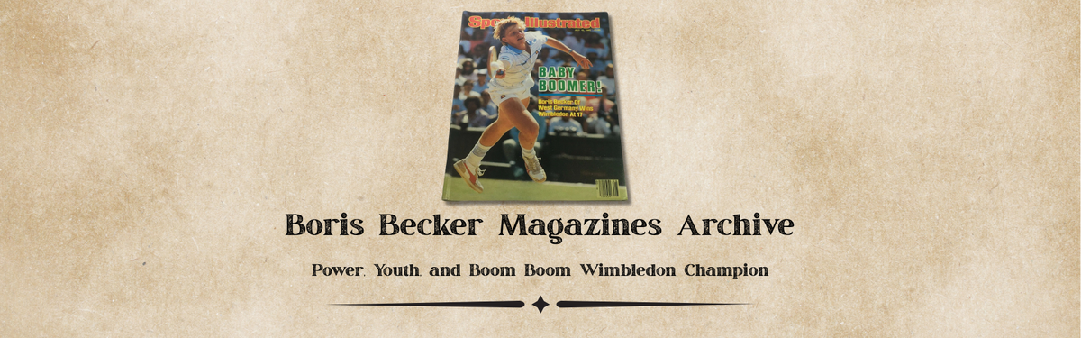 Boris Becker Magazines