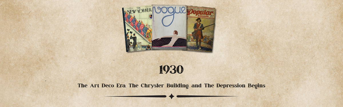 1930 Magazines