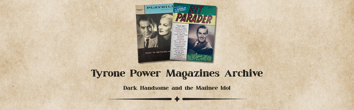 Tyrone Power Magazines