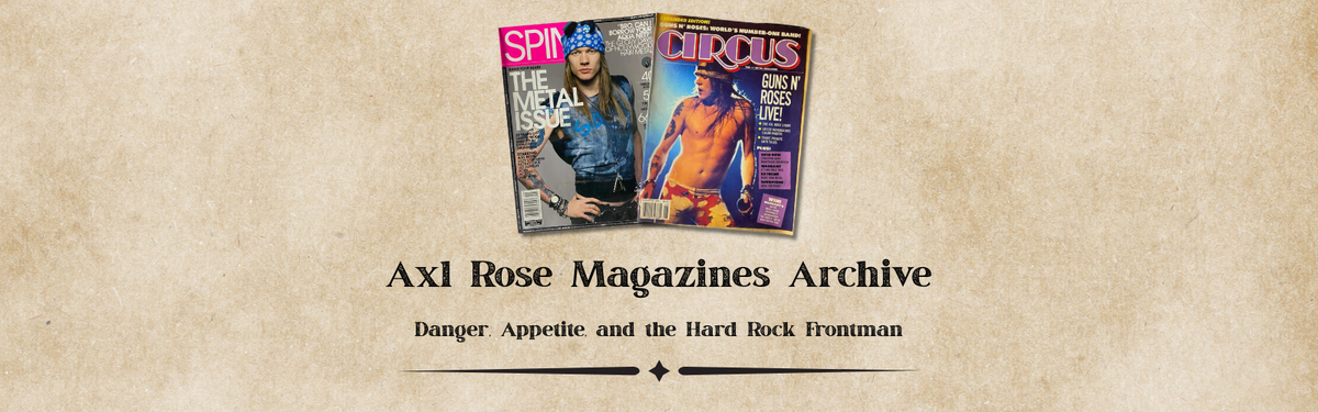 Axl Rose Magazines
