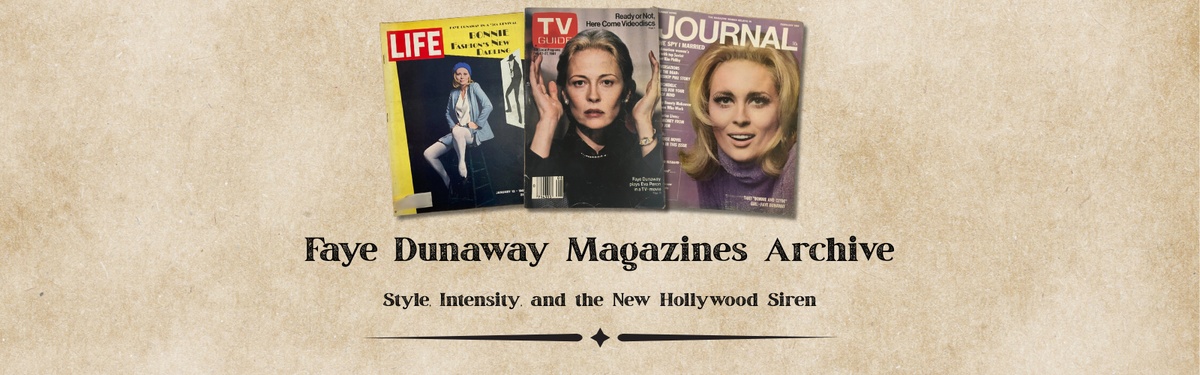 Faye Dunaway Magazines