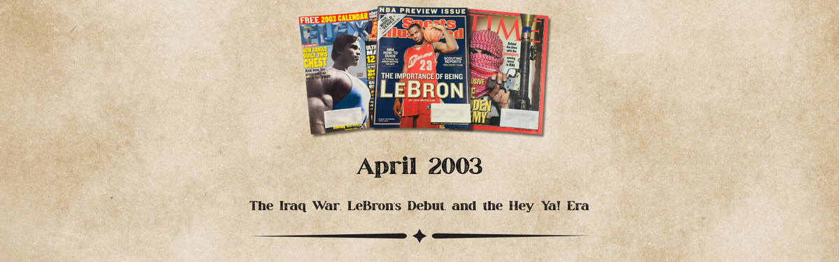 April 2003 Magazines