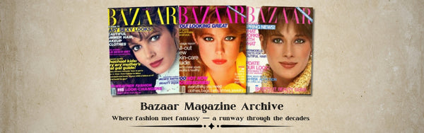 Vintage Bazaar Magazine Collection