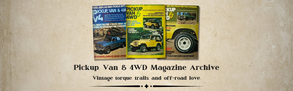 Pickup, Van & 4WD