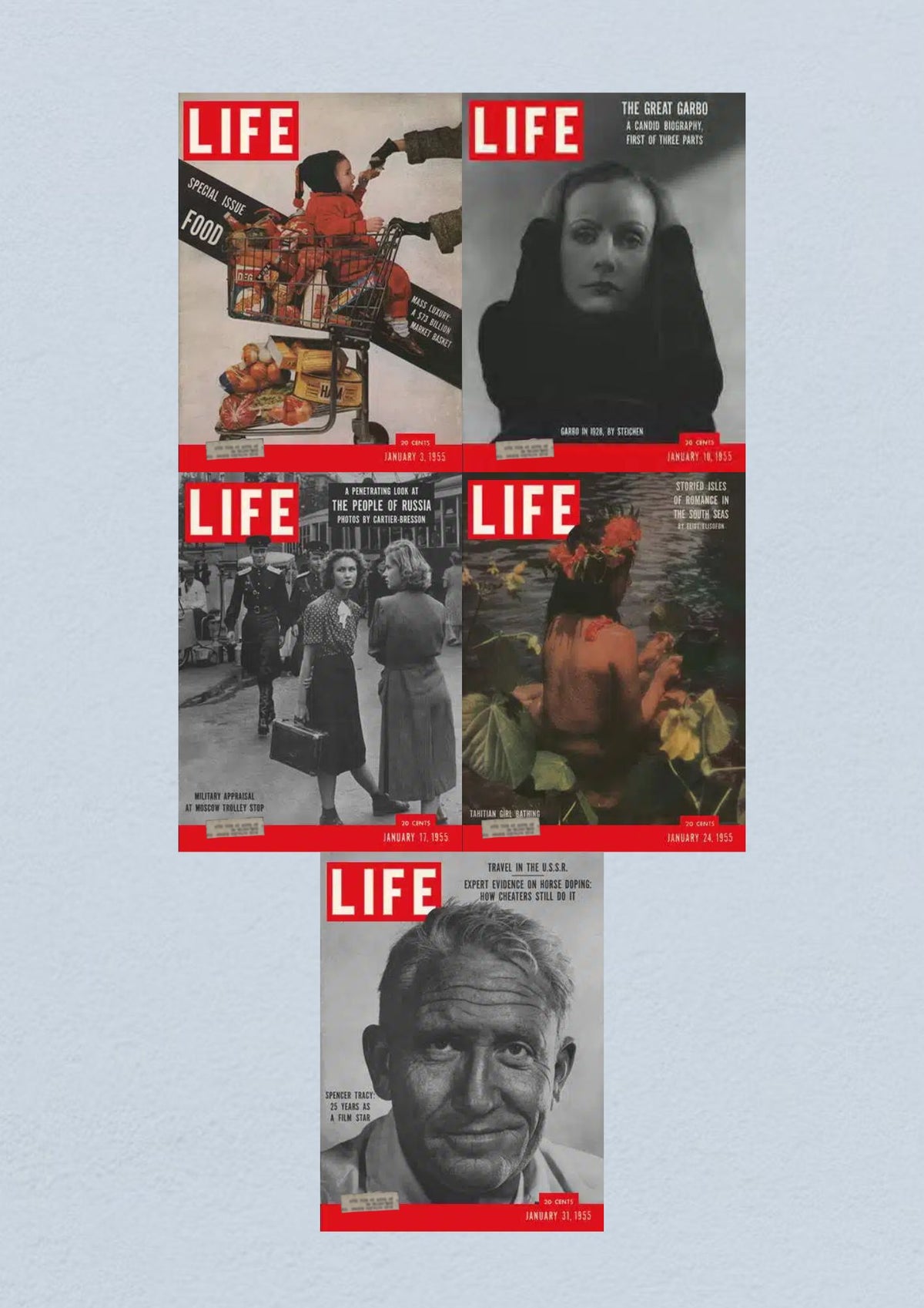 Life Magazine January 31, 1955 Cover showcasing a man and discussing futuristic themes. Part of the Life Magazine Lot of 5 Full Month January 1955 collection, which captures moments from the Civil Rights Era.