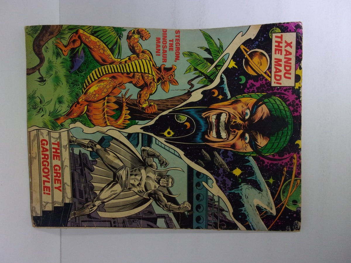 Cover of Marvel Treasury Edition The Sensational Spider-Man #22 featuring vibrant artwork of Spider-Man along with other characters like Xanadu the Mad and the Grey Gargoyle.