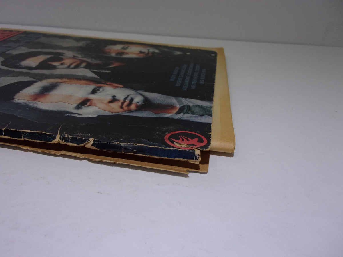 Side view of Forced Exposure Magazine #17 showcasing its worn edges, emphasizing vintage condition and authenticity of this collectible issue.