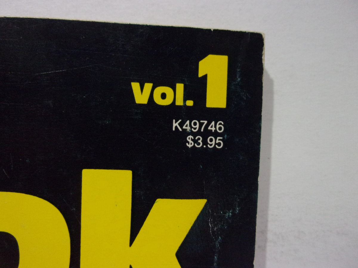 Close-up of the top corner of Starlogs Science Fiction Yearbook Vol. 1 K49746 showing the volume number 1 and retail price of $3.95.