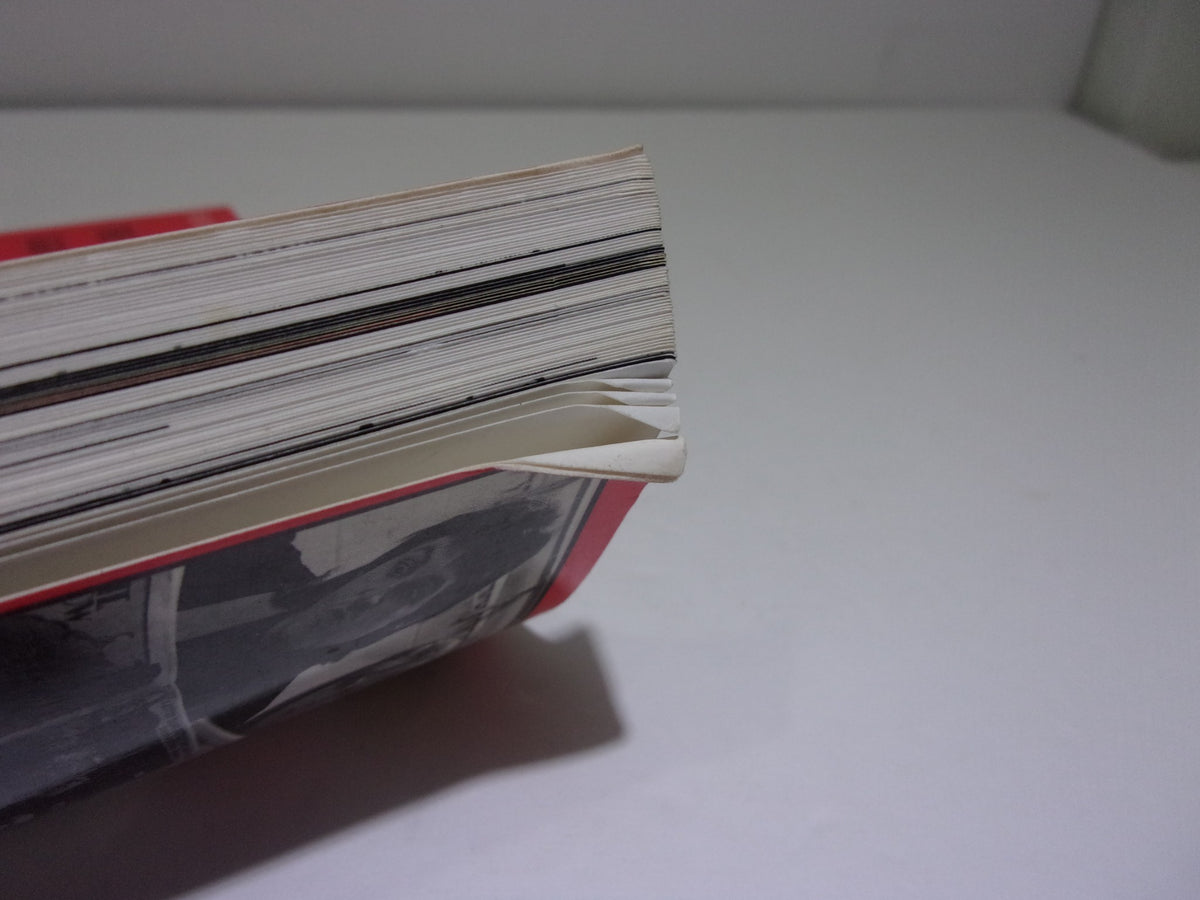 Spine view of PUNK The Original Magazine: The Collection, showcasing the book's well-maintained pages.