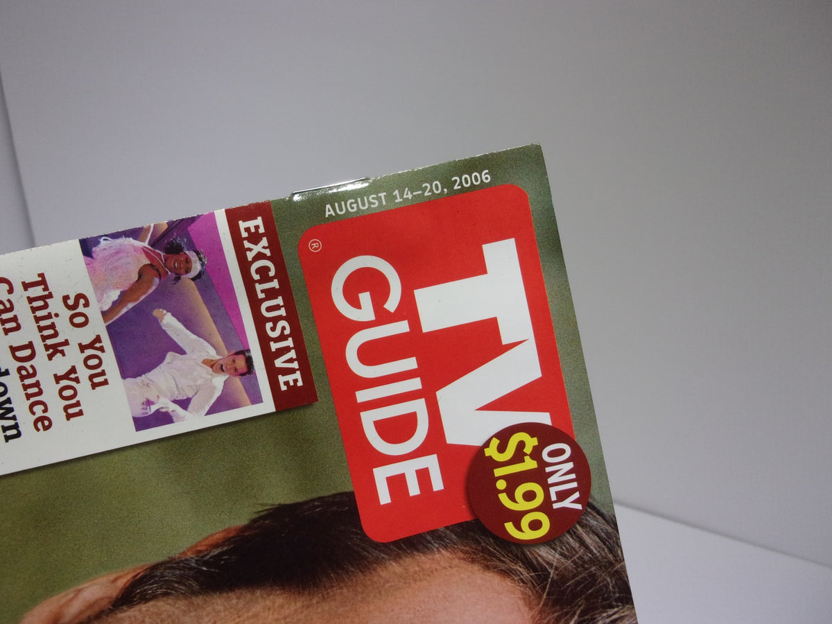Top corner of TV Guide from August 14-20 2006, showcasing the price of $1.99 and the magazine's title prominently displayed.