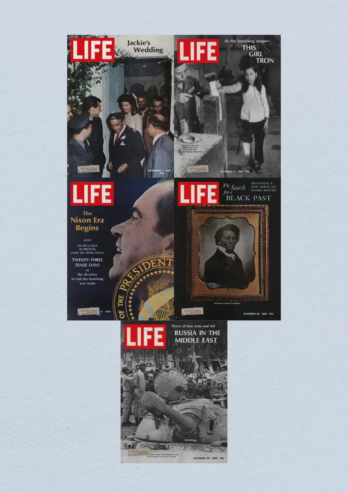 Life Magazine November 29, 1968 cover addressing Russia in the Middle East, featuring critical geopolitical themes of the time.