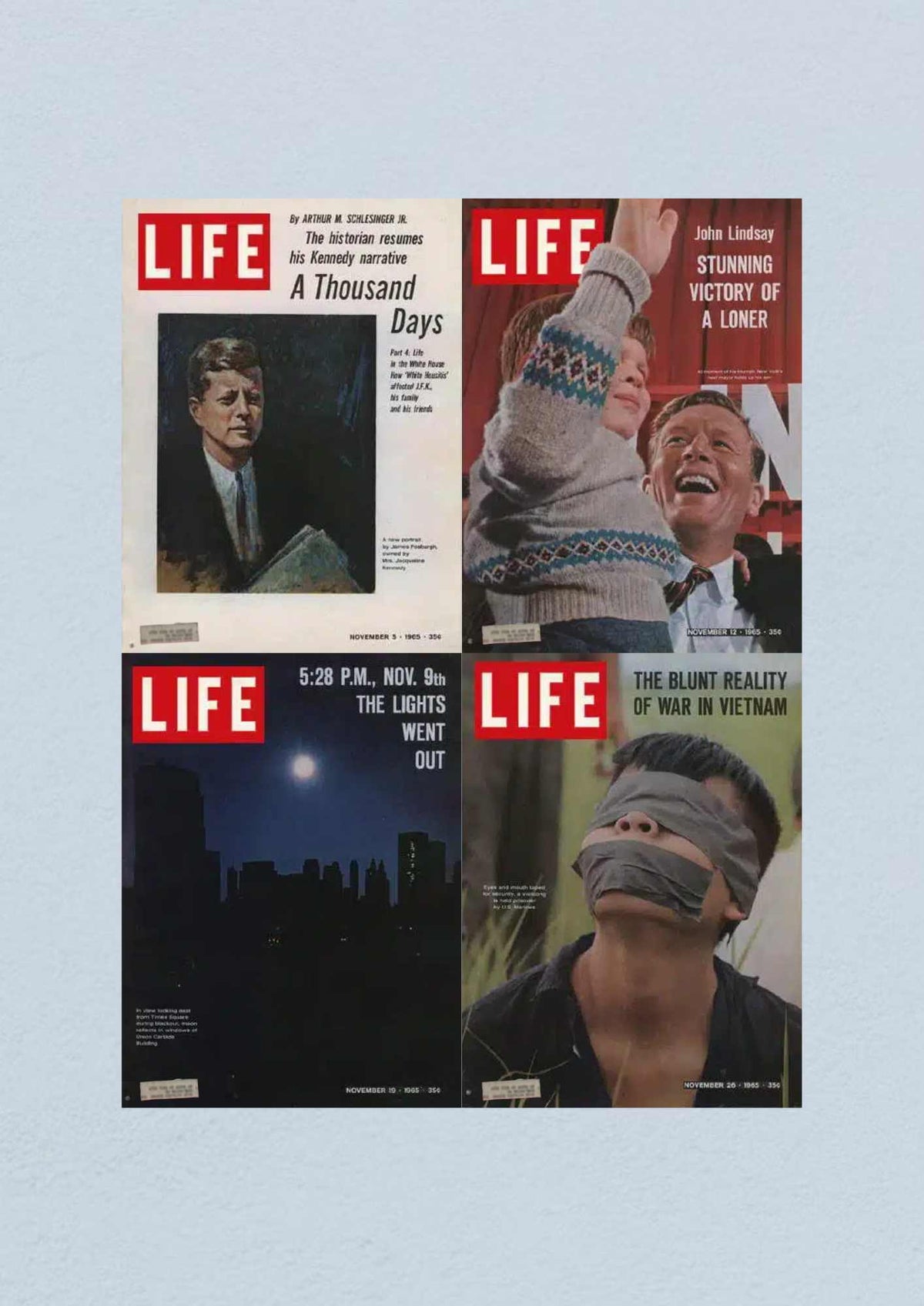Life Magazine Lot of 4 Full Month November 1965 5, 12, 19, 26 Civil Rights Era