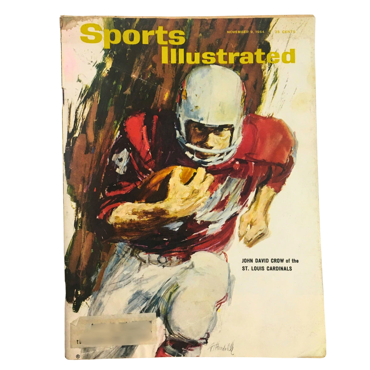 Lot of 8 1960s-1970s Sports Illustrated Magazine NFL Collections featuring John David Crow of the St. Louis Cardinals on the cover.