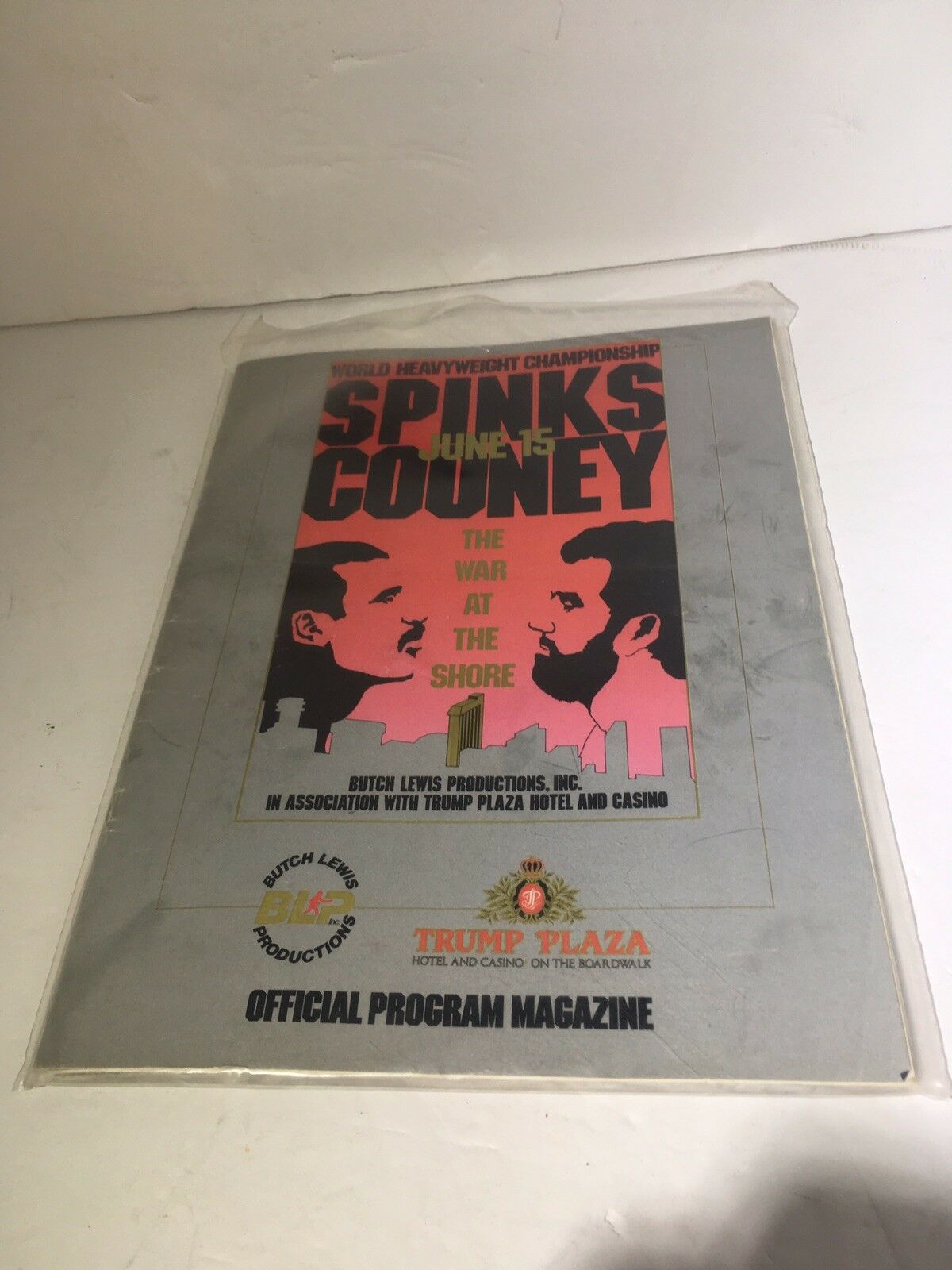 Spinks vs. Cooney Boxing Program Magazine