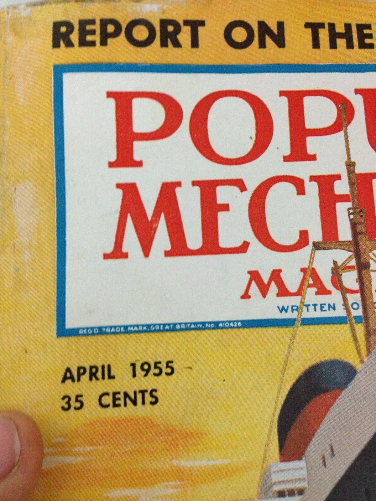 POPULAR MECHANICS-VINTAGE-OCTOBER,1955 - Report on the '55 Plymouth