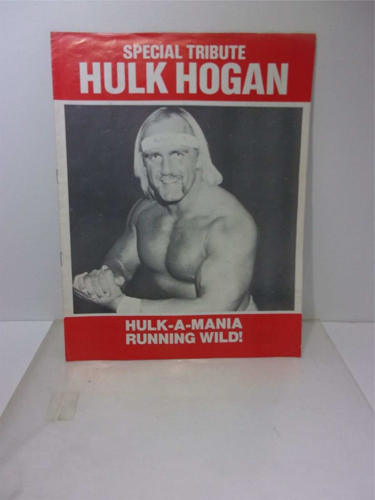 Cover of Special Tribute Hulk Hogan Magazine, featuring "Hulk-A-Mania Running Wild!".