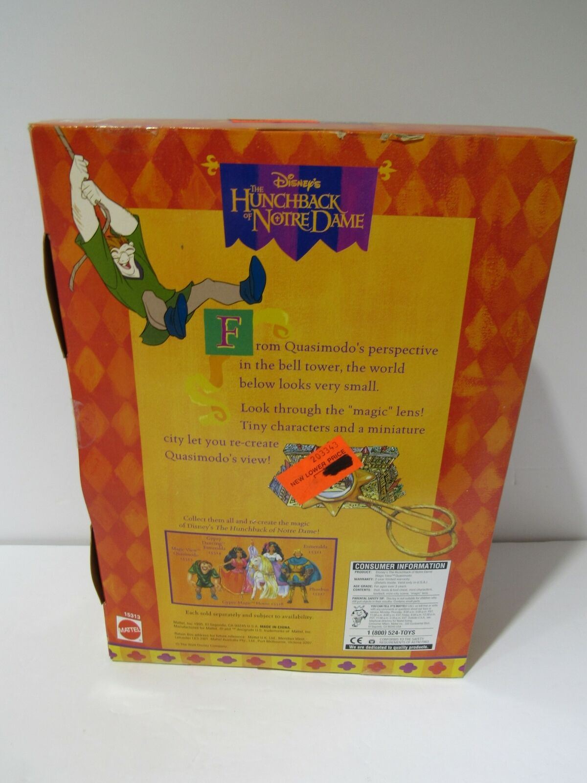 Disney's Quasimodo - The Hunchback of Notre Dame Figure by Mattel