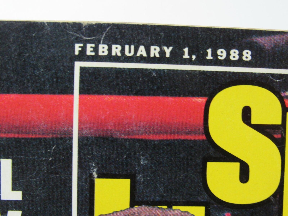 Cover of Sports Illustrated February 1 1988, featuring the headline 'Too Much! Mike Tyson KO's Larry Holmes', showcasing the magazine date and the striking title.
