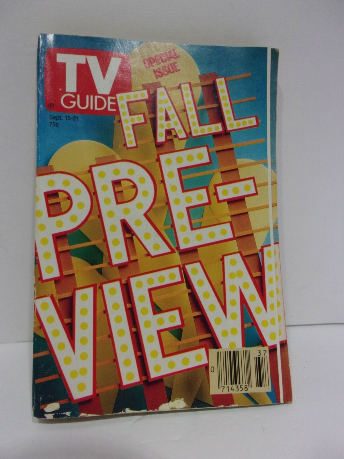TV Guide Special Issue Fall Preview Sept 15-21 Magazine