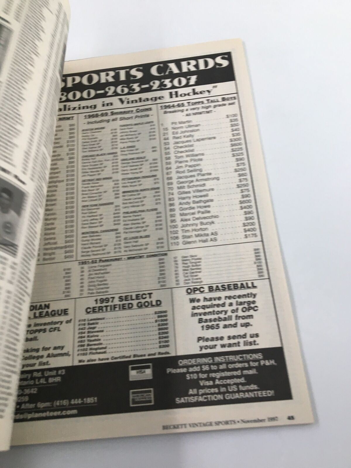Beckett Sports Vintage November 1997 #12 Mickey Mantle No Label VG - Page dedicated to vintage hockey cards, including prices and offers from various brands.