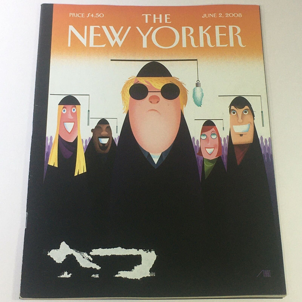 The New Yorker June 2 2008 - Cover featuring Bob Staake's colorful illustration of characters with a humorous twist.