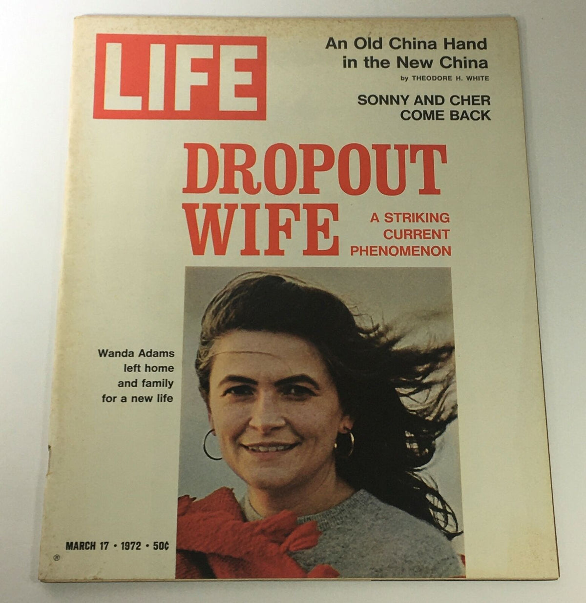 Life Magazine March 17 1972 Dropout Wife Wanda Adams Cover Story Vintage Collectible